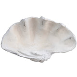 Henley Shell Sculpture, White-Accessories-High Fashion Home