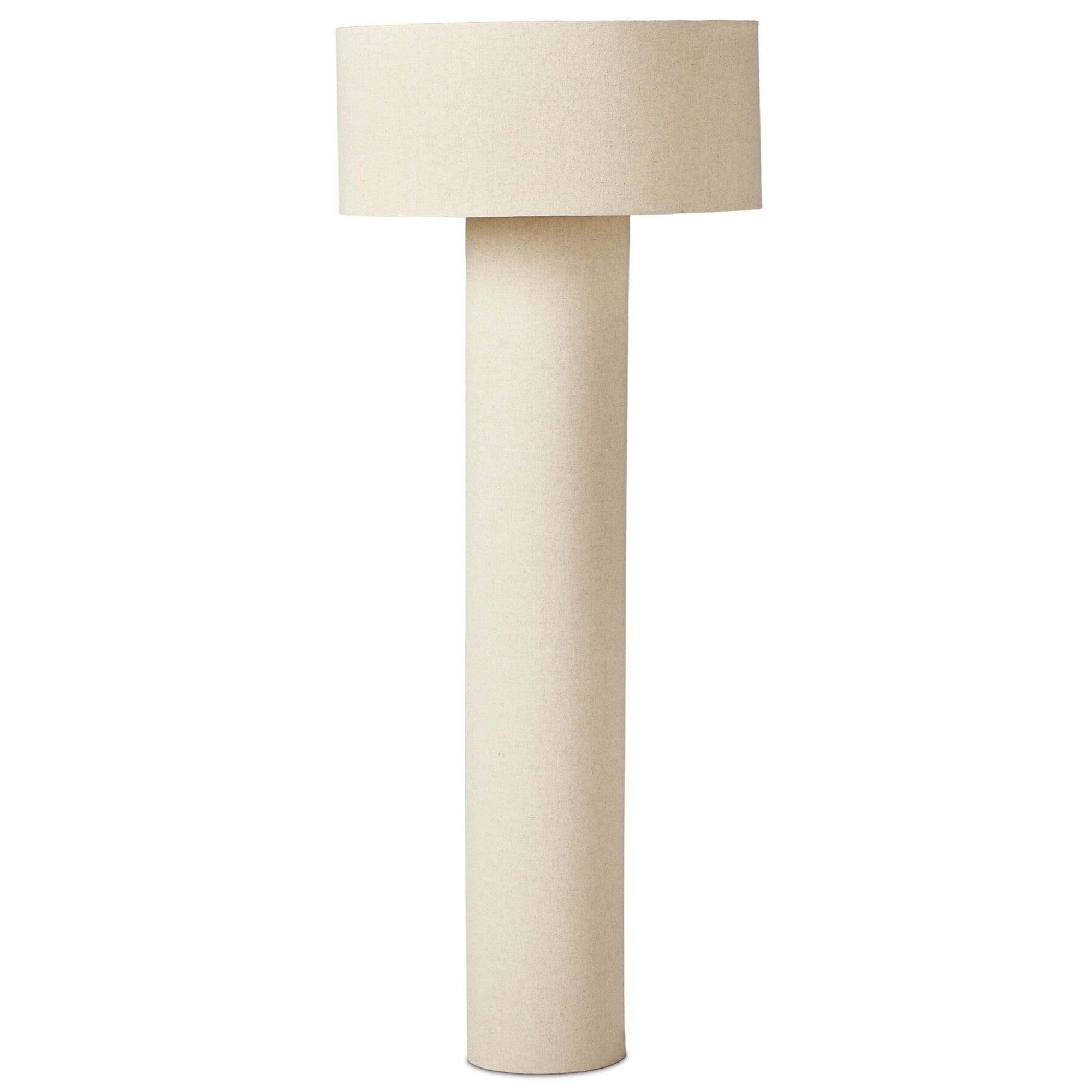 Hensley Floor Lamp Flax Linen