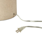 Hensley Floor Lamp, Flax Linen-Lighting-High Fashion Home