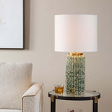 Hensley Table Lamp, Moss Ivory