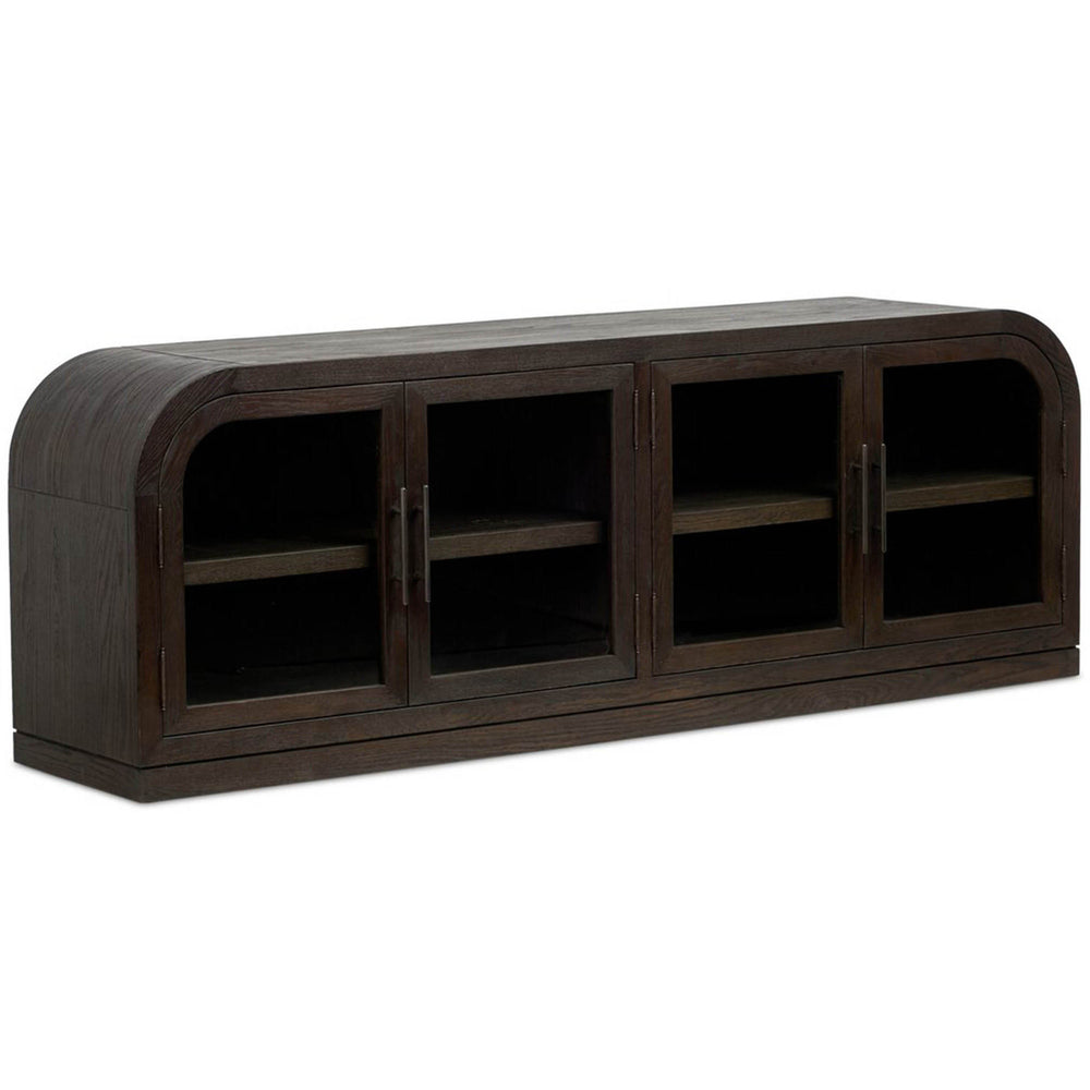 Hepburn Media Console, Dark Anthracite by Four Hands