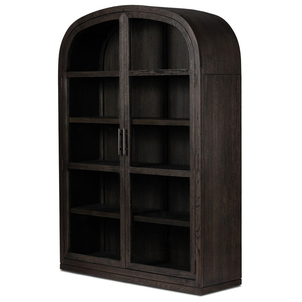 Hepburn Wide Cabinet, Dark Anthracite by Four Hands-Furniture - Storage-High Fashion Home