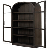 Hepburn Wide Cabinet, Dark Anthracite by Four Hands-Furniture - Storage-High Fashion Home
