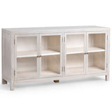 Hera 4 Door Buffet, Creamwood-Furniture - Storage-High Fashion Home