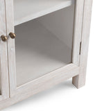 Hera 4 Door Buffet, Creamwood-Furniture - Storage-High Fashion Home