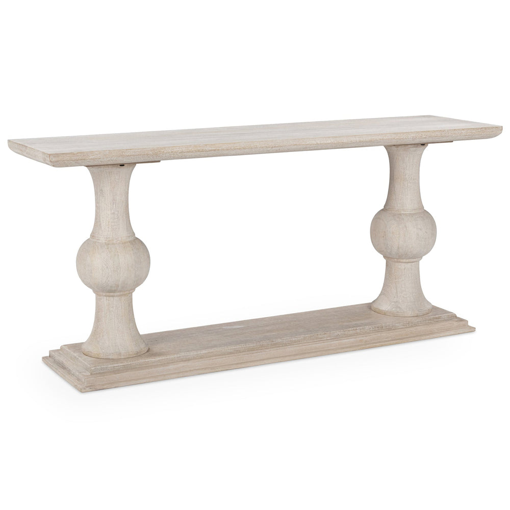 Hera Console Table, Creamwood-Furniture - Accent Tables-High Fashion Home