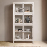 Hera Display Cabinet, Creamwood-Furniture - Storage-High Fashion Home