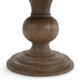 Hera Round Dining Table, Brown