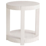 Hermosa End Table, White Sand-Furniture - Accent Tables-High Fashion Home