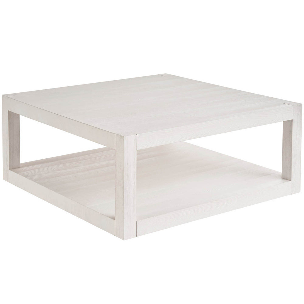 Hermosa Square Cocktail Table, White Sand-Furniture - Accent Tables-High Fashion Home
