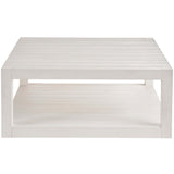 Hermosa Square Cocktail Table, White Sand-Furniture - Accent Tables-High Fashion Home