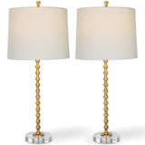 Hernan Table Lamp, Set of 2, Gold-Lighting-High Fashion Home