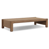 Herrick Outdoor Rectangular Coffee Table, Stained Toasted Brown by Four Hands-Furniture - Accent Tables-High Fashion Home