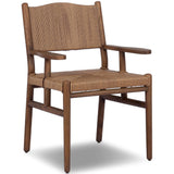Herrin Outdoor Dining Armchair, Textured Sand by Four Hands