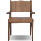 Herrin Outdoor Dining Armchair, Textured Sand by Four Hands