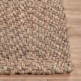 Herringbone Rug, Natural