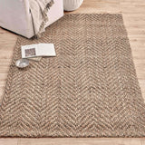 Herringbone Rug, Natural