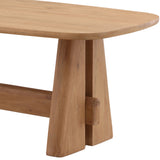 Heston Dining Table, Light Natural