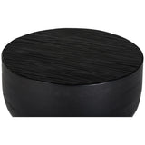 Hewn Small Side Table, Charcoal