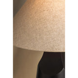 Hewn Table Lamp, Patina Brass