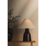 Hewn Table Lamp, Patina Brass