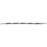 Hex & Round Bead Garland, Black-Accessories-High Fashion Home