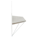 Hexagon Wall Shelf, Gray