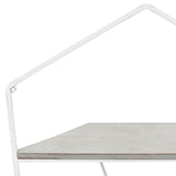 Hexagon Wall Shelf, Gray