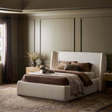 Hexley Bed, Nomad Marshmallow by Four Hands-Furniture - Bedroom-High Fashion Home