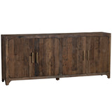 Hickory Ridge 4 Door Sideboard, Natural Reclaimed-Furniture - Storage-High Fashion Home