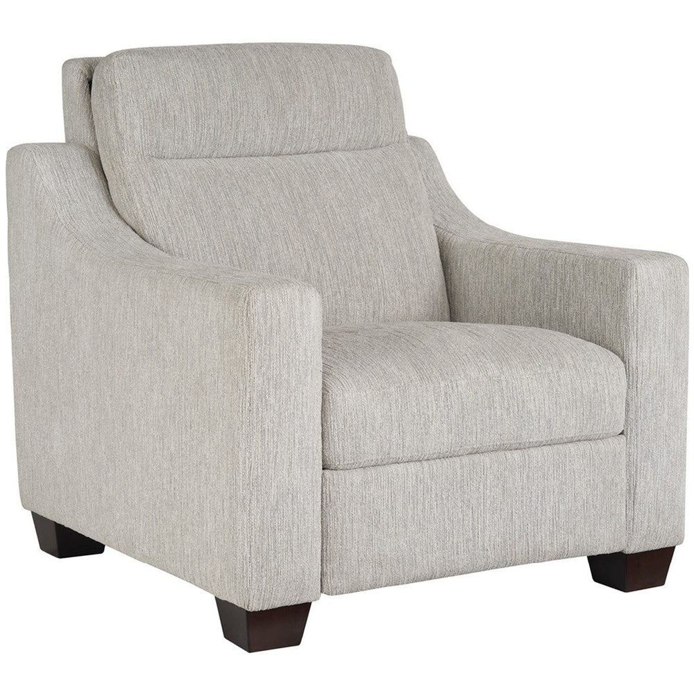Higgins Power Motion Chair, Maverick Silver-Furniture - Chairs-High Fashion Home