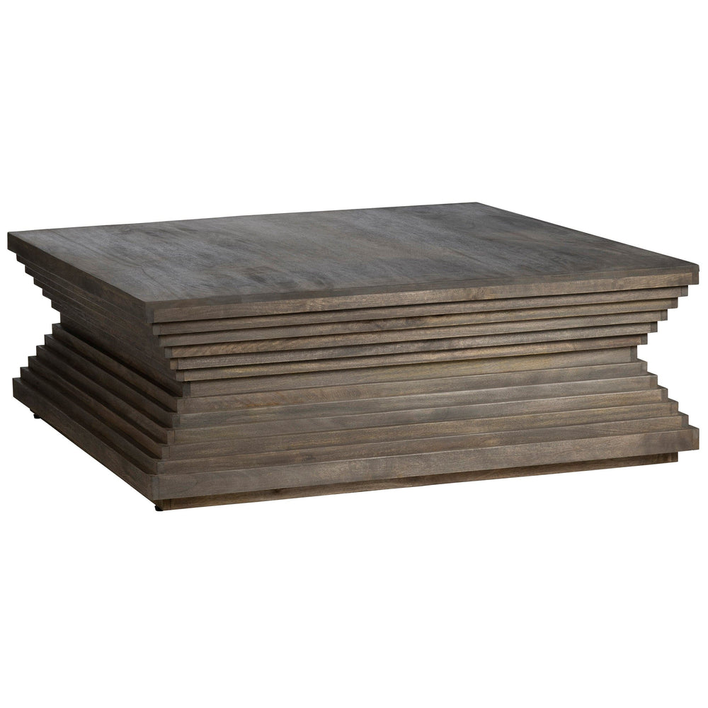 Highland Park Cocktail Table, Brown Wash-Furniture - Accent Tables-High Fashion Home