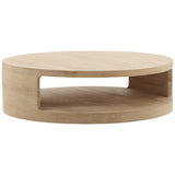 Hilaire Coffee Table, Light Natural-Furniture - Accent Tables-High Fashion Home