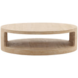 Hilaire Coffee Table, Light Natural-Furniture - Accent Tables-High Fashion Home
