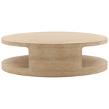 Hilaire Coffee Table, Light Natural-Furniture - Accent Tables-High Fashion Home