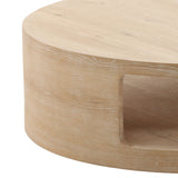 Hilaire Coffee Table, Light Natural-Furniture - Accent Tables-High Fashion Home