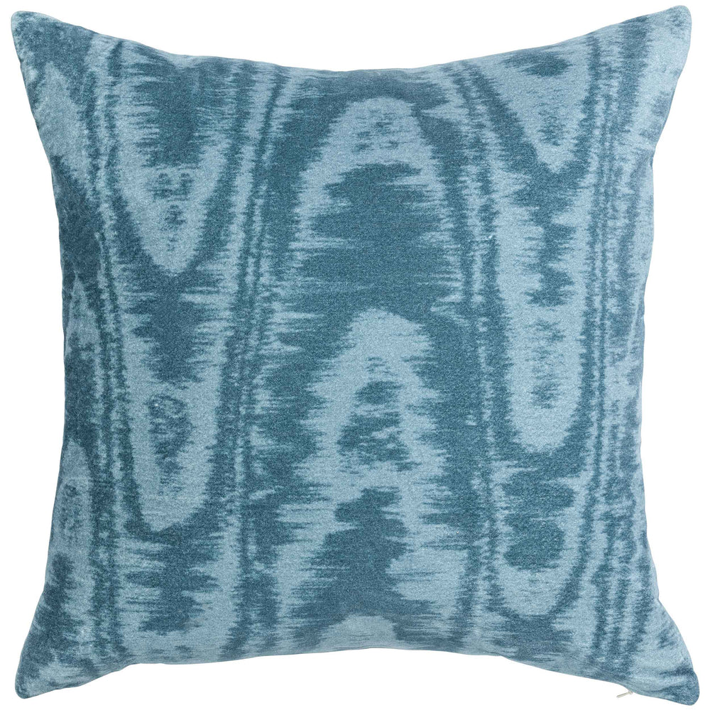 Hildene Pillow, Chambray Blue-Accessories-High Fashion Home