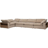 Holden Sectional, Joyce Sand-Furniture - Sofas-High Fashion Home
