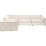 Hollins 5 Piece Sectional, Yara Sand-Furniture - Sofas-High Fashion Home