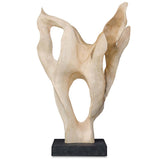 Hollow Form Sculpture, Bleached Natural