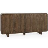 Holmes 4 Door Buffet, Artisan Brown-Furniture - Storage-High Fashion Home