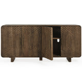 Holmes 4 Door Buffet, Artisan Brown-Furniture - Storage-High Fashion Home
