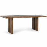 Holmes Rectangular Dining Table, Artisan Brown-Furniture - Dining-High Fashion Home