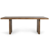 Holmes Rectangular Dining Table, Artisan Brown-Furniture - Dining-High Fashion Home