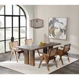 Holmes Rectangular Dining Table, Artisan Brown-Furniture - Dining-High Fashion Home