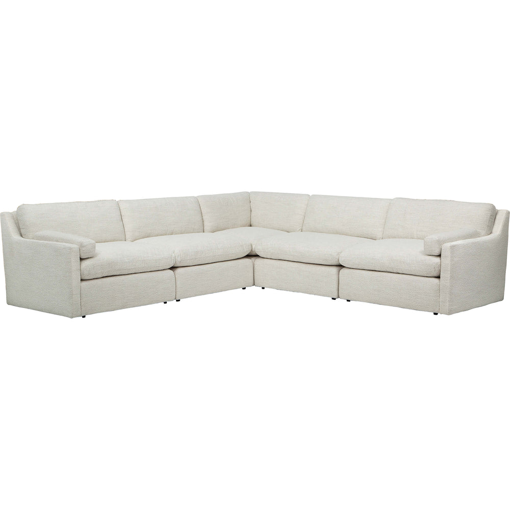 Holmes Sectional, Merino Pearl