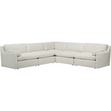 Holmes Sectional, Merino Pearl