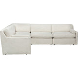 Holmes Sectional, Merino Pearl