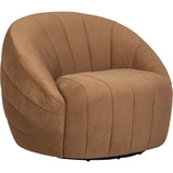 Holt Swivel Chair, Vesper Tobacco