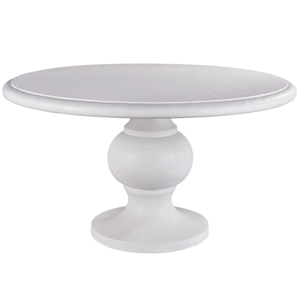 Honolua Bay Outdoor Dining Table, Abaco White-Furniture - Dining-High Fashion Home